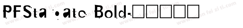 PFStargate Bold字体转换